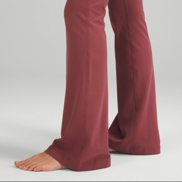 Lululemon SMOKY RED GROOVE Super High-Rise Flared Pants - Picture 3 of 5